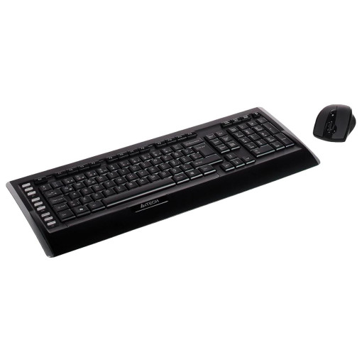 A4 Tech 9300F Kablosuz Q Trk V-Track Mouse Siyah Multimedya Klavye - Mouse Set A4 Tech 9300F Kablosuz Q Trk V-Track Mouse Siyah Multimedya Klavye - Mouse Set