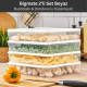 bigmate 2'li Şeffaf Saklama Kabı 2x2,5 Lt BGMT2225 Mikrodalga Buzdolabı ve Dondurucu Uyumlu Düzenleyici bigmate 2'li Şeffaf Saklama Kabı 2x2,5 Lt BGMT2225 Mikrodalga Buzdolabı ve Dondurucu Uyumlu Düzenleyici
