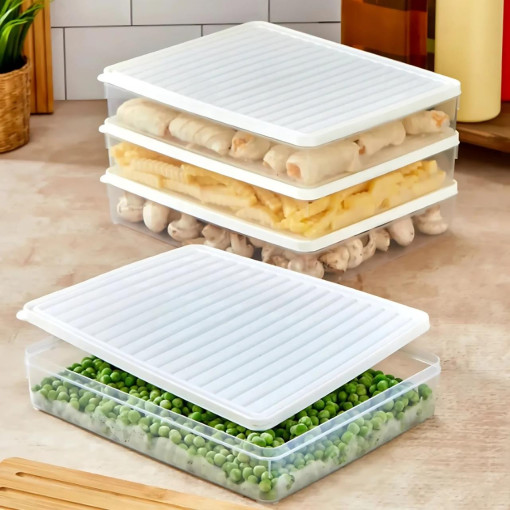 bigmate 2'li Şeffaf Saklama Kabı 2x2,5 Lt BGMT2225 Mikrodalga Buzdolabı ve Dondurucu Uyumlu Düzenleyici bigmate 2'li Şeffaf Saklama Kabı 2x2,5 Lt BGMT2225 Mikrodalga Buzdolabı ve Dondurucu Uyumlu Düzenleyici