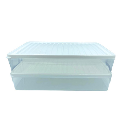 bigmate 2'li Şeffaf Saklama Kabı 2x2,5 Lt BGMT2225 Mikrodalga Buzdolabı ve Dondurucu Uyumlu Düzenleyici bigmate 2'li Şeffaf Saklama Kabı 2x2,5 Lt BGMT2225 Mikrodalga Buzdolabı ve Dondurucu Uyumlu Düzenleyici