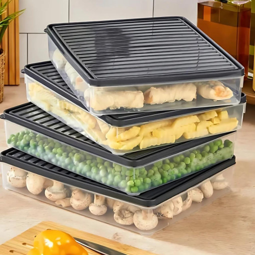 bigmate 2'li Şeffaf Saklama Kabı 2x2,5 Lt BGMT2225 Mikrodalga Buzdolabı ve Dondurucu Uyumlu Düzenleyici bigmate 2'li Şeffaf Saklama Kabı 2x2,5 Lt BGMT2225 Mikrodalga Buzdolabı ve Dondurucu Uyumlu Düzenleyici