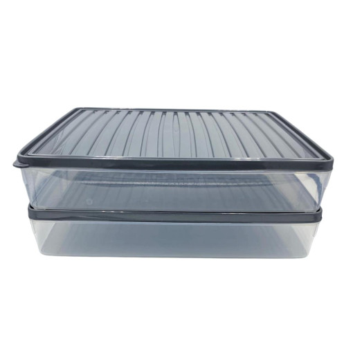 bigmate 2'li Şeffaf Saklama Kabı 2x2,5 Lt BGMT2225 Mikrodalga Buzdolabı ve Dondurucu Uyumlu Düzenleyici bigmate 2'li Şeffaf Saklama Kabı 2x2,5 Lt BGMT2225 Mikrodalga Buzdolabı ve Dondurucu Uyumlu Düzenleyici