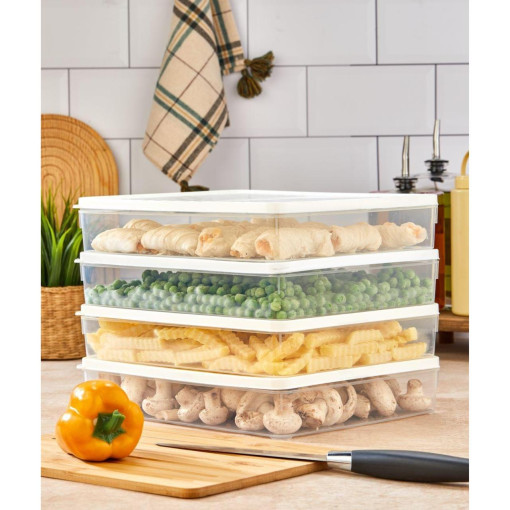 bigmate 4'lü Şeffaf Saklama Kabı 4x2,5 Lt BGMT2525 Mikrodalga Buzdolabı ve Dondurucu Uyumlu Düzenleyici bigmate 4'lü Şeffaf Saklama Kabı 4x2,5 Lt BGMT2525 Mikrodalga Buzdolabı ve Dondurucu Uyumlu Düzenleyici