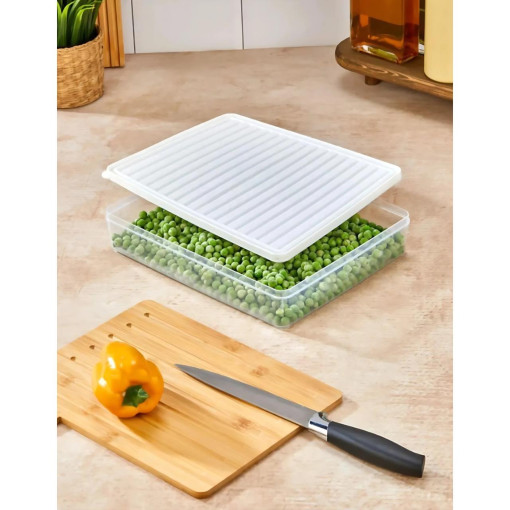 bigmate 4'lü Şeffaf Saklama Kabı 4x2,5 Lt BGMT2525 Mikrodalga Buzdolabı ve Dondurucu Uyumlu Düzenleyici bigmate 4'lü Şeffaf Saklama Kabı 4x2,5 Lt BGMT2525 Mikrodalga Buzdolabı ve Dondurucu Uyumlu Düzenleyici