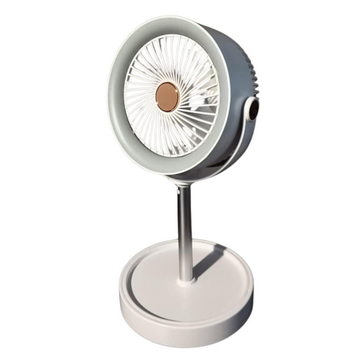 bigmate Masa Tipi Midi Fan – Taşınabilir Şarjlı Kademeli Hız ve Yükseklik Ayarı YS2298B
