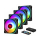 Frisby FCL-F1274C 4 x 120MM Argb 4'lü Fan Seti Kit Sessiz Rgb Kasa Fanı Frisby FCL-F1274C 4 x 120MM Argb 4'lü Fan Seti Kit Sessiz Rgb Kasa Fanı