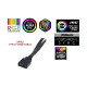 Frisby FCL-F1274C 4 x 120MM Argb 4'lü Fan Seti Kit Sessiz Rgb Kasa Fanı Frisby FCL-F1274C 4 x 120MM Argb 4'lü Fan Seti Kit Sessiz Rgb Kasa Fanı