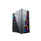 Gametech Ares Rainbow 4X120MM Fan Oyuncu (Gaming) Kasası Gametech Ares Rainbow 4X120MM Fan Oyuncu (Gaming) Kasası