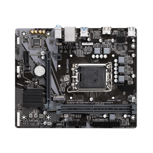 Gigabyte H610M-K Rev.1.0 2xddr4 M.2 HDMI 12-13.nesil LGA1700 Soket, Anakart Gigabyte H610M-K Rev.1.0 2xddr4 M.2 HDMI 12-13.nesil LGA1700 Soket, Anakart