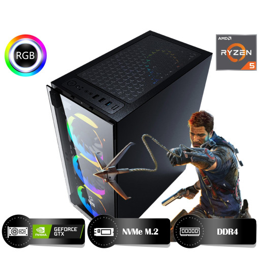 HYPER ROCKET Ares HRA161650 Ryzen 5 5500 16GB Ram 500GB Nvme M.2 SSD GTX1650 4GB Masaüstü Oyuncu Bilgisayarı HYPER ROCKET Ares HRA161650 Ryzen 5 5500 16GB Ram 500GB Nvme M.2 SSD GTX1650 4GB Masaüstü Oyuncu Bilgisayarı