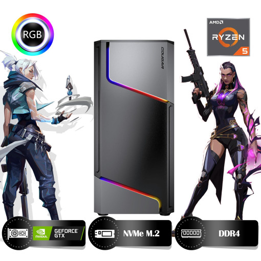 HYPER ROCKET Titan HRA161650TT Ryzen 5 5500 16GB Ram 500GB Nvme M.2 SSD GTX1650 4GB Masaüstü Oyuncu Bilgisayarı HYPER ROCKET Titan HRA161650TT Ryzen 5 5500 16GB Ram 500GB Nvme M.2 SSD GTX1650 4GB Masaüstü Oyuncu Bilgisayarı