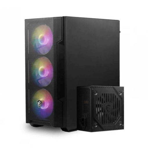 MSI MAG FORGE M100A D60 Akrilik yan panel 3x120mm 1x120mm Auto RGB Fan 600W 80+ mATX Oyuncu Bilgisayar Kasası MSI MAG FORGE M100A D60 Akrilik yan panel 3x120mm 1x120mm Auto RGB Fan 600W 80+ mATX Oyuncu Bilgisayar Kasası