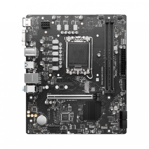 MSI PRO H610M-E DDR4 SOKET 1700 DDR4 3200(OC) HDMI VGA M.2 USB3.2 1x 1G LAN mATX Anakart MSI PRO H610M-E DDR4 SOKET 1700 DDR4 3200(OC) HDMI VGA M.2 USB3.2 1x 1G LAN mATX Anakart